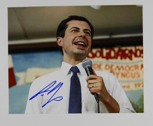 Mayor Pete Buttigieg Autograph Signed Photo 8 x 10 JSA PSA Beckett President