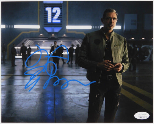 Jeff Goldblum Autograph Signed 8 x 10 photo JSA LOA Independence Day