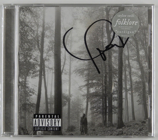 Taylor Swift Signed Autograph Folklore CD Booklet Still Sealed