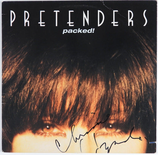 Pretenders Chrissie Hynde JSA Signed Autograph Album Record Vinyl Packed!