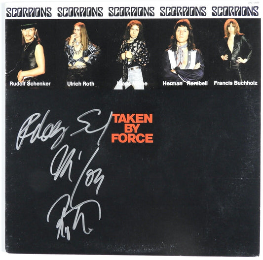 Scorpions JSA Signed Autograph Album Vinyl Record Rudolf Schenker Uli Jon Roth