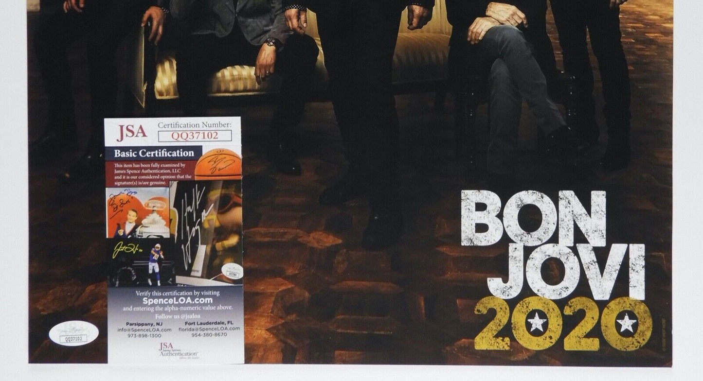 Jon Bon Jovi JSA Signed Autograph Poster Lithograph 2020 13" x 19"
