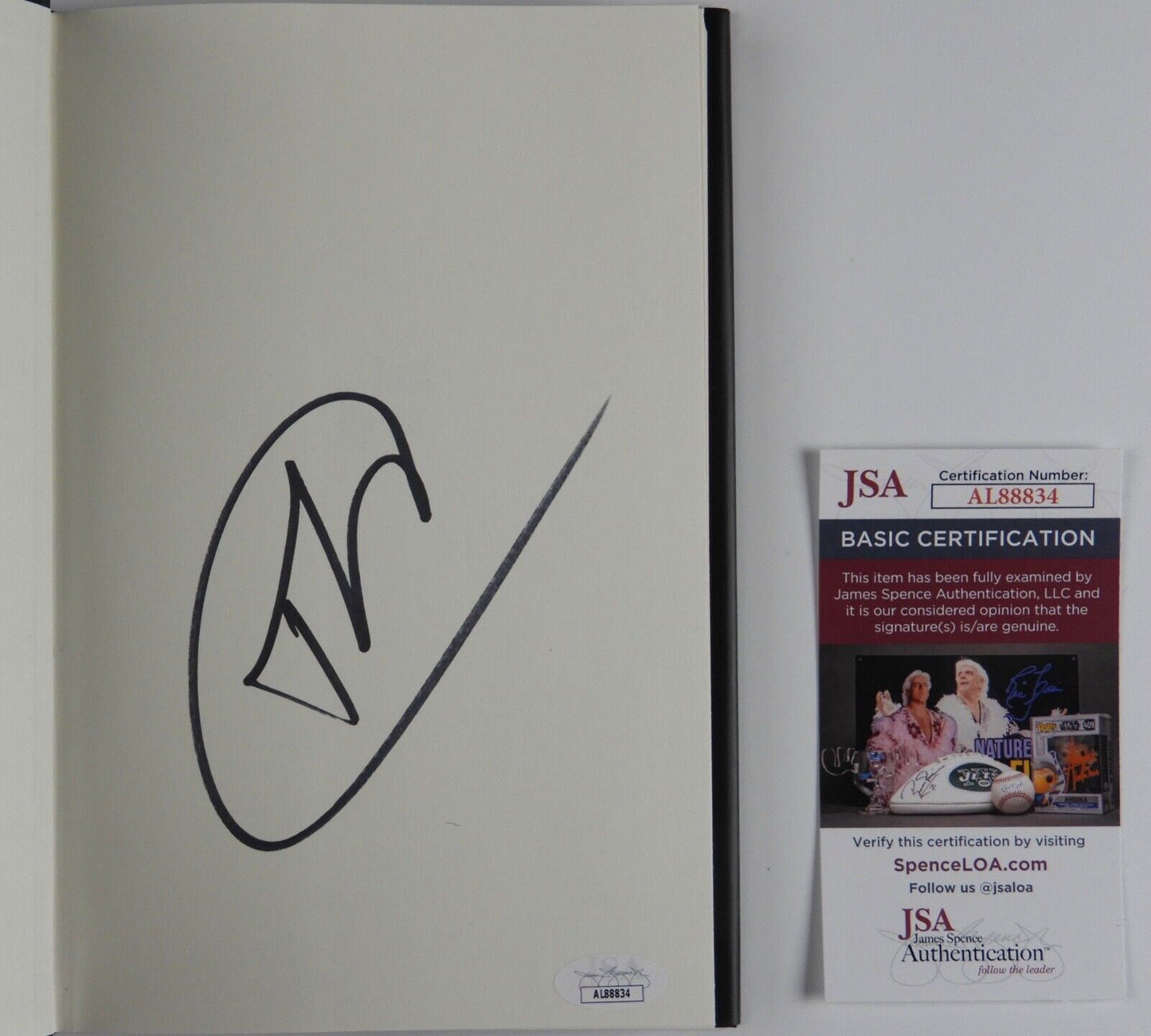 Tyrus JSA Signed Autograph Book Just A Memoir Tyrus