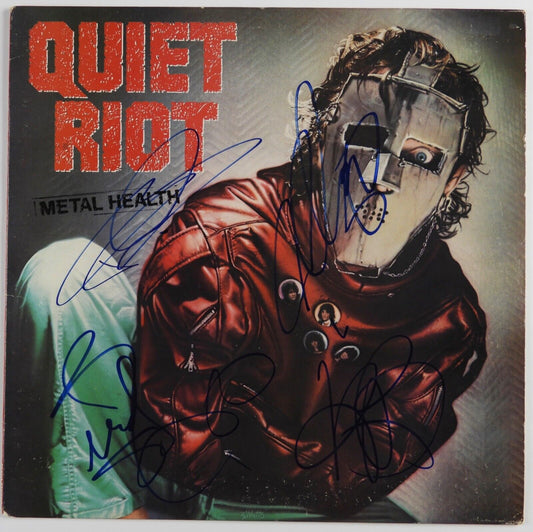 Quiet Riot Signed Autograph JSA Record Album Vinyl Metal Health Kevin DuBrow