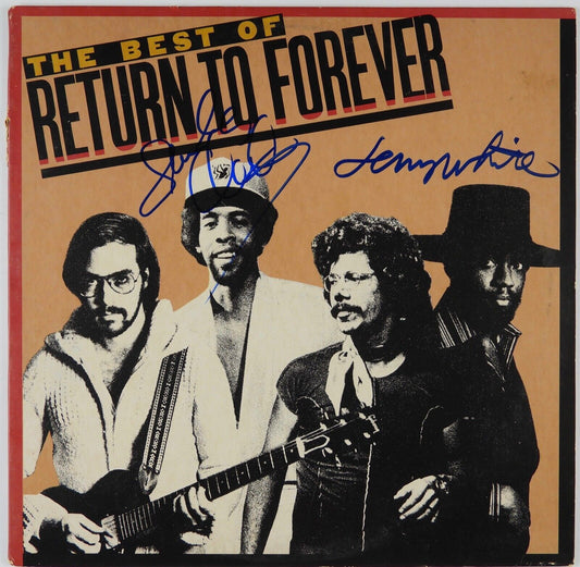 Return To Forever Signed Autograph JSA Record Album Vinyl Stanley Clarke +