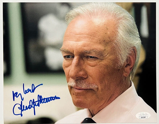 Christopher Plummer JSA Signed Autograph Photo 8 x 10