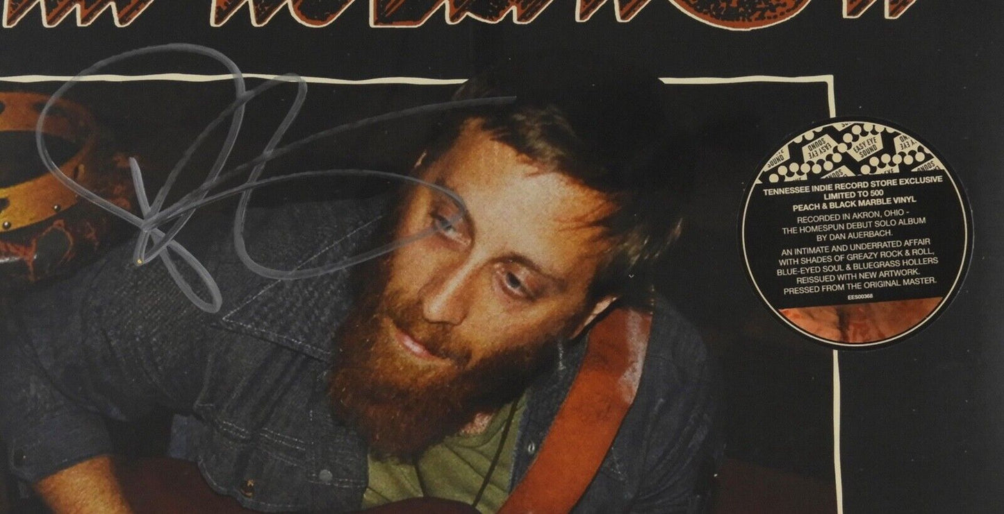 Dan Auerbach Signed Autograph Record Album Keep It Hid Peach & Black Vinyl