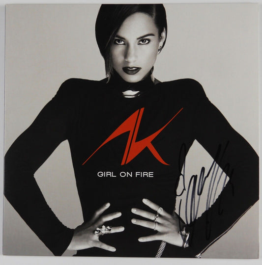 Alicia Keys JSA Signed Autograph Album Record Vinyl Girl On Fire