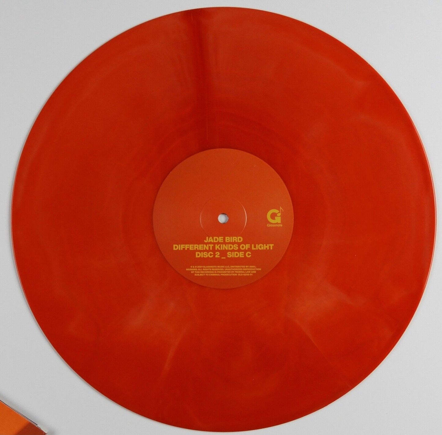 Jade Bird JSA Autograph Signed Record Album Different Kinds Of Light Orange