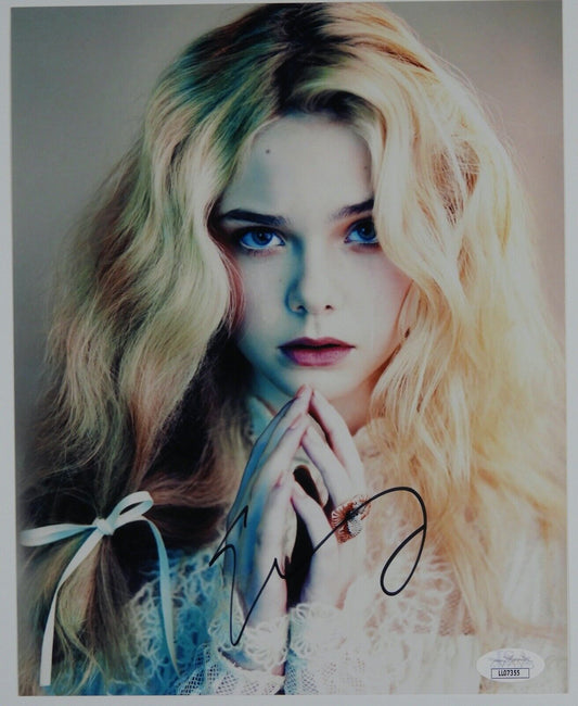 Elle Fanning JSA Signed Autograph 8 x 10 photo