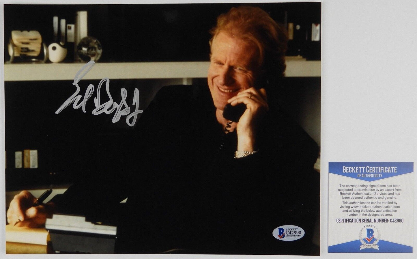 Ed Begely Jr signed autograph photo 8 x 10 BAS COA Beckett