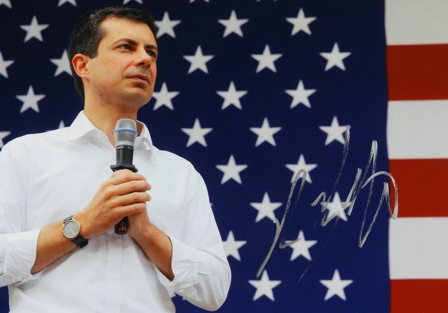 Mayor Pete Buttigieg Autograph Signed Photo 11 x 14 JSA