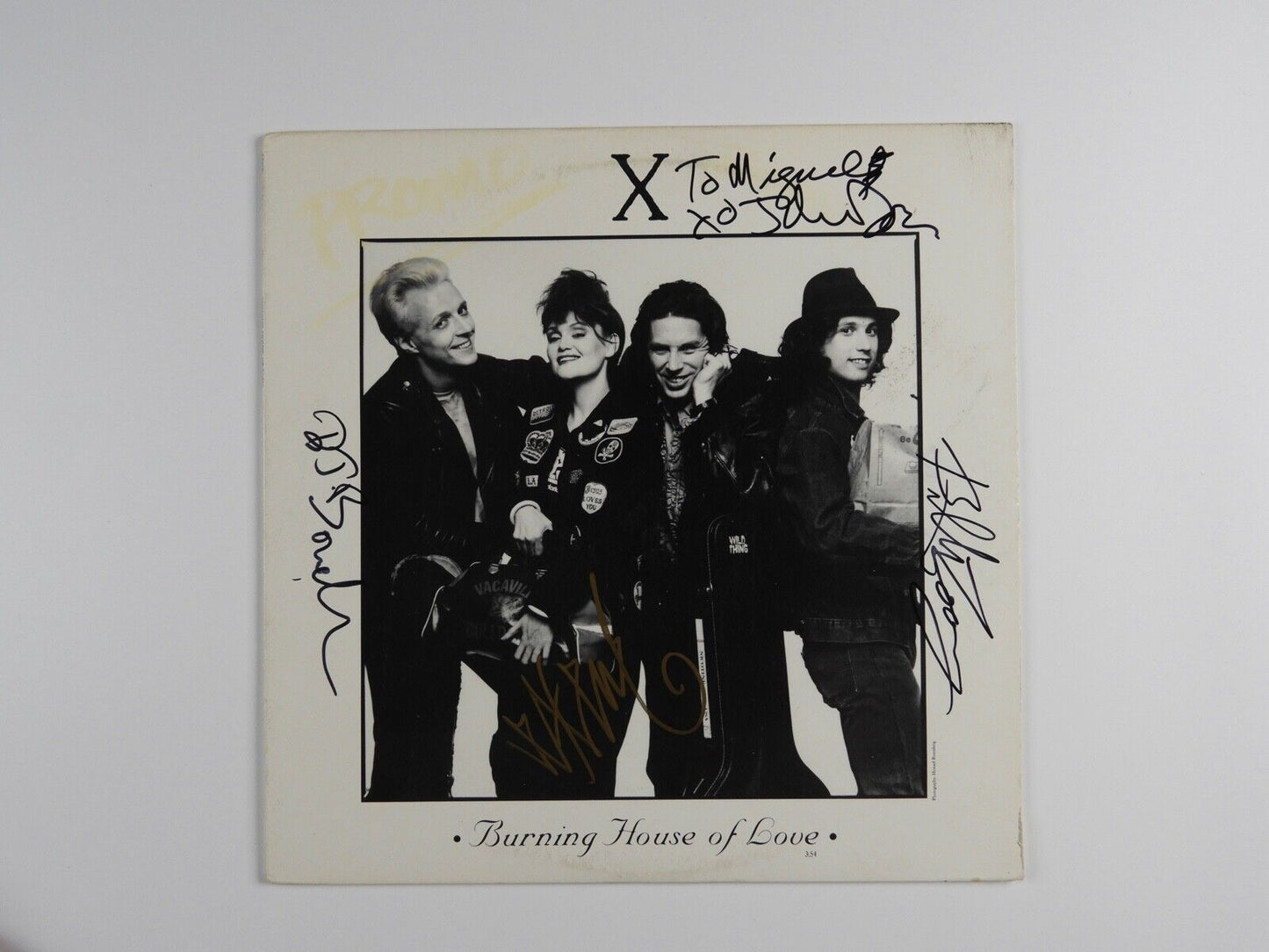 X Full Band JSA Signed Autograph Album Record Exene Cervenka Billy Zoom +