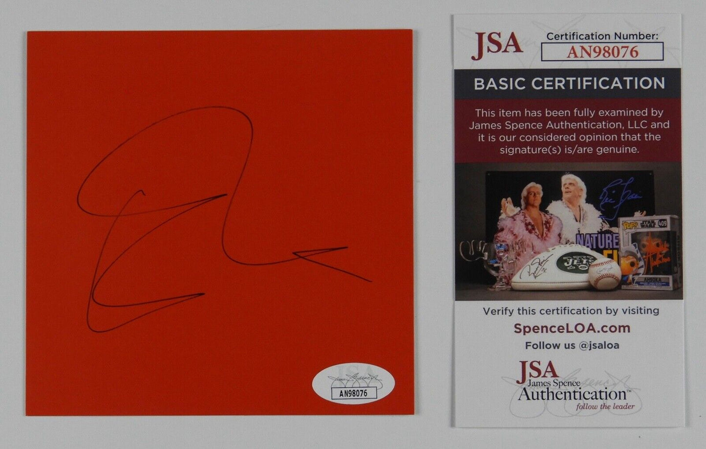 Ed Sheeran JSA Signed Autograph CD Insert Card = Equals