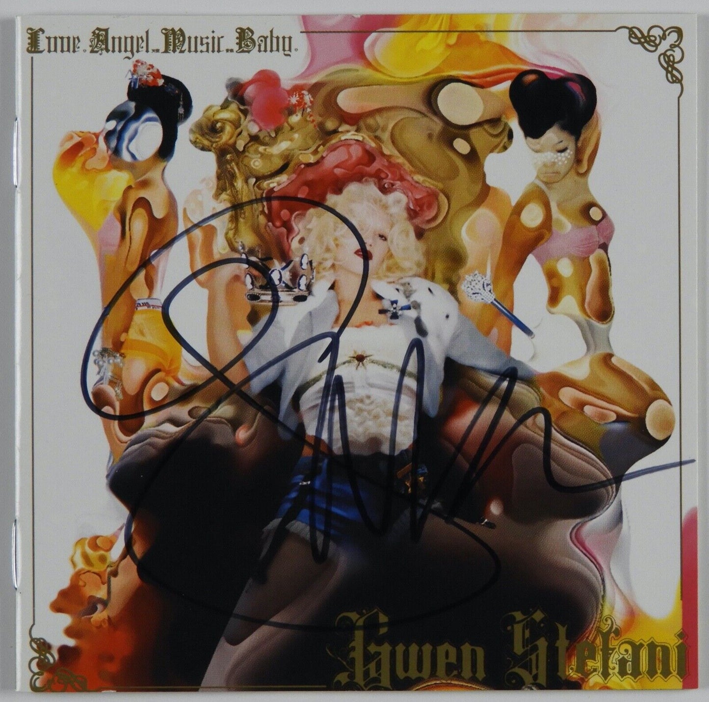 Gwen Stefani JSA Signed Autograph CD Booklet Love Angel Music Baby