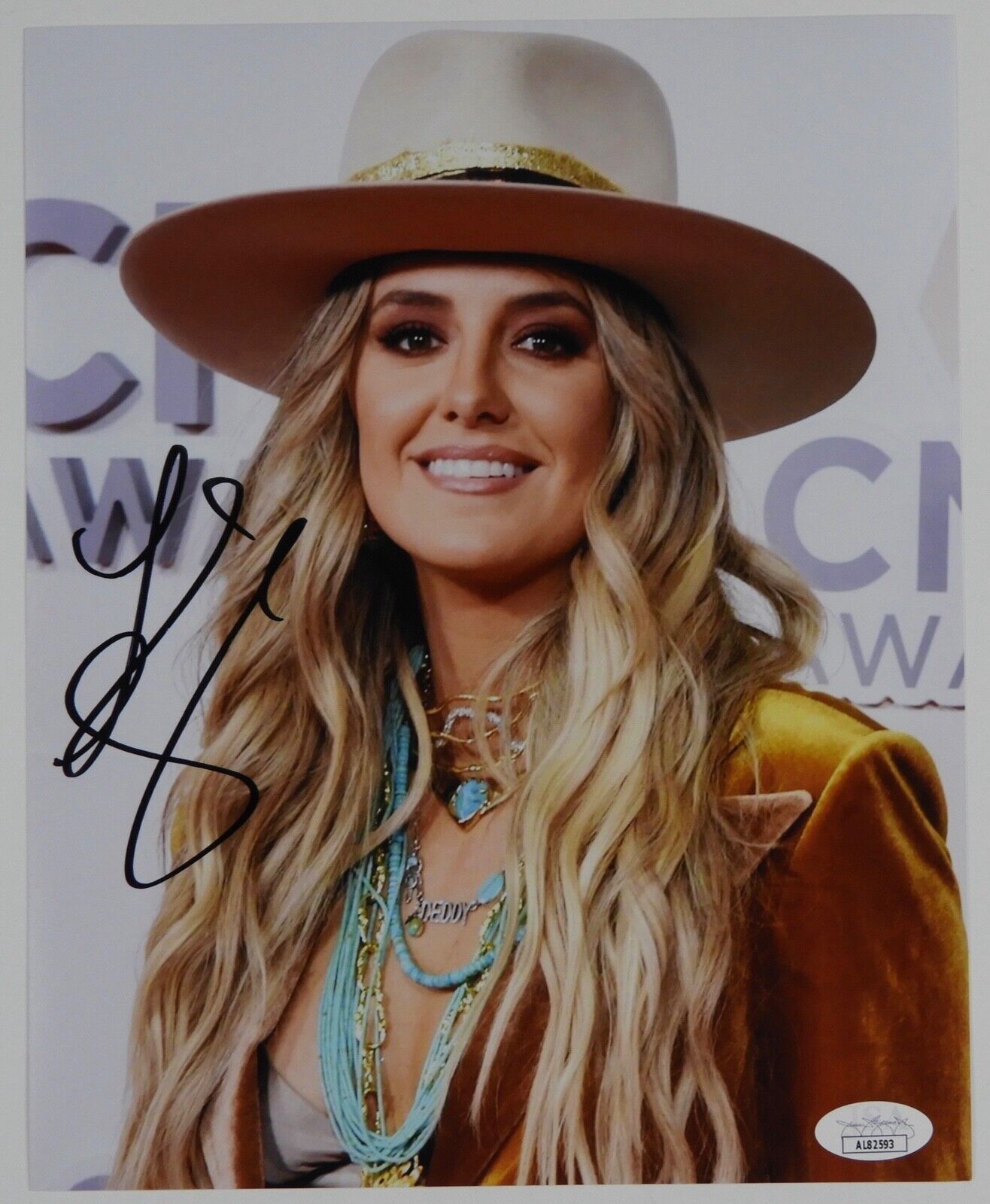 Laney Wilson JSA Signed Autograph 8 x 10 Photo Country Music Star