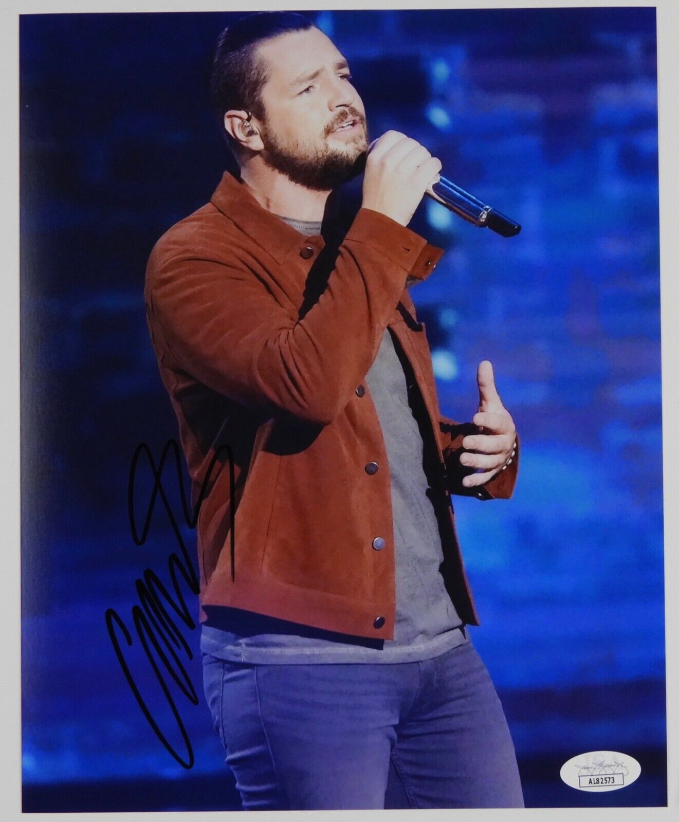 Chayce Beckham JSA Signed Autograph 8 x 10 Photo Country Music Star