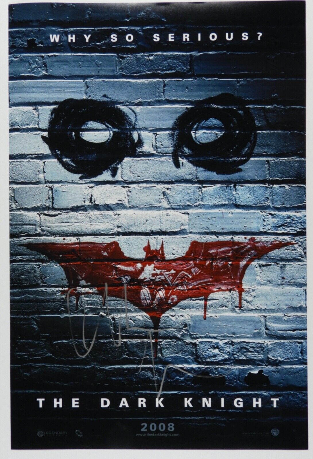 Christian Bale JSA Signed Autograph Photo Batman 12 x 18 The Dark Knight