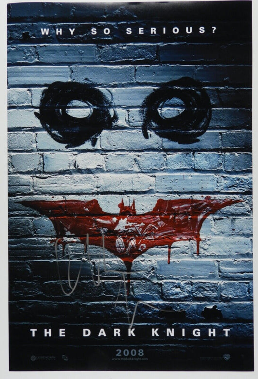 Christian Bale JSA Signed Autograph Photo Batman 12 x 18 The Dark Knight