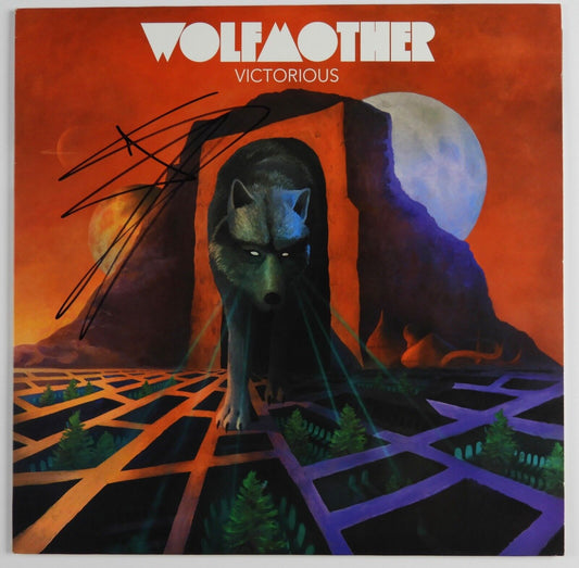 Andrew Stockdale Wolfmother JSA Autograph Signed Record Album Vinyl Victorious