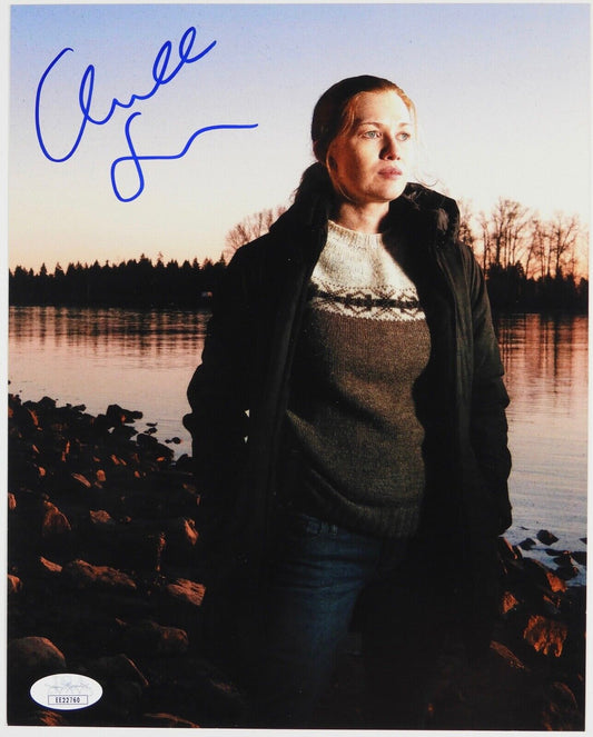Mireille Enos The Killing Autograph Signed 8 x 10 JSA COA