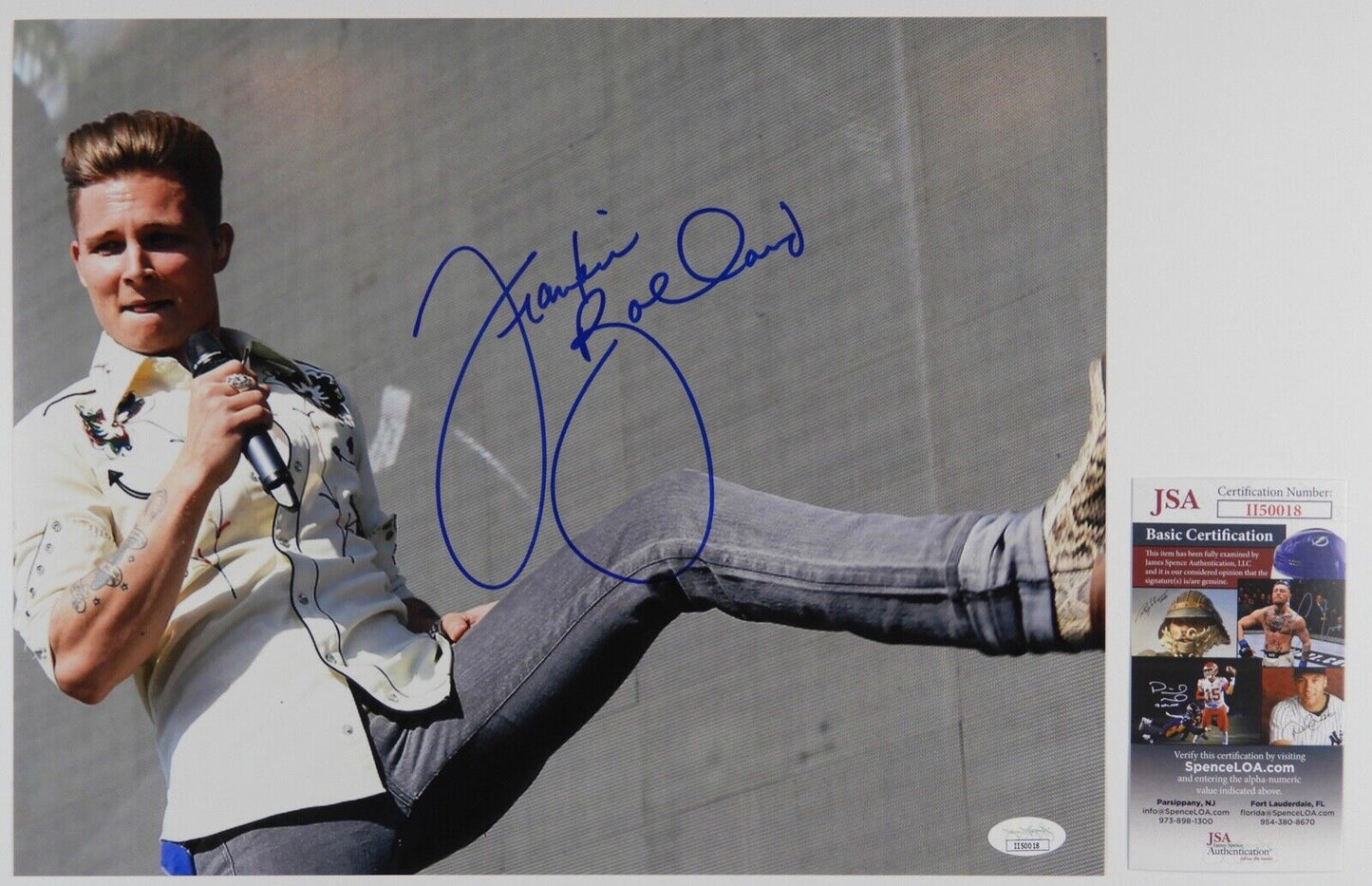 Frankie Ballard Autograph JSA 11 x 14 Signed Photo Country Music