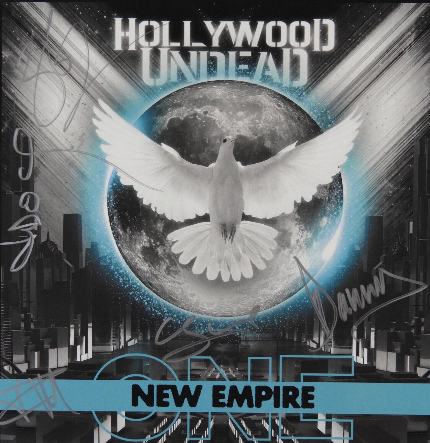 Hollywood Undead JSA Signed Autograph Album Record Vinyl  New Empire