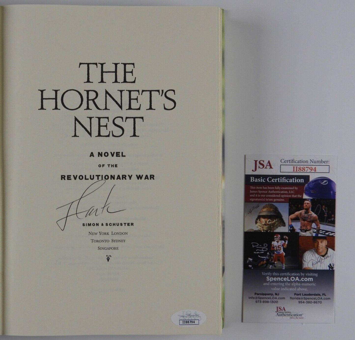 Jimmy Carter JSA Signed Autograph Book The Hornet's Nest FIRST EDITION