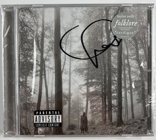 Taylor Swift Signed Autograph Folklore CD Booklet Still Sealed HEART