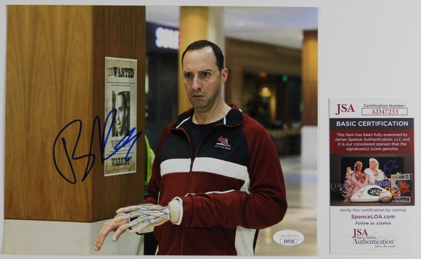 Tony Hale JSA Signed Autograph Photo 8 x 10