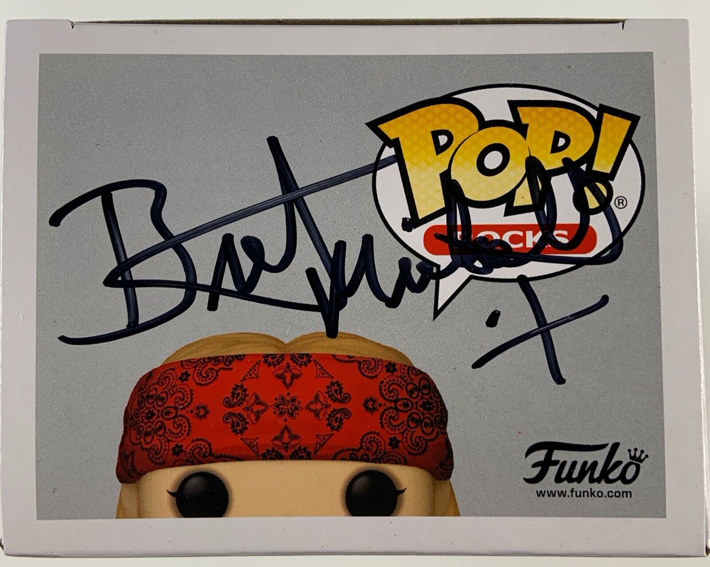 Bret Michaels Poison JSA COA Signed Autograph Funko Pop 207