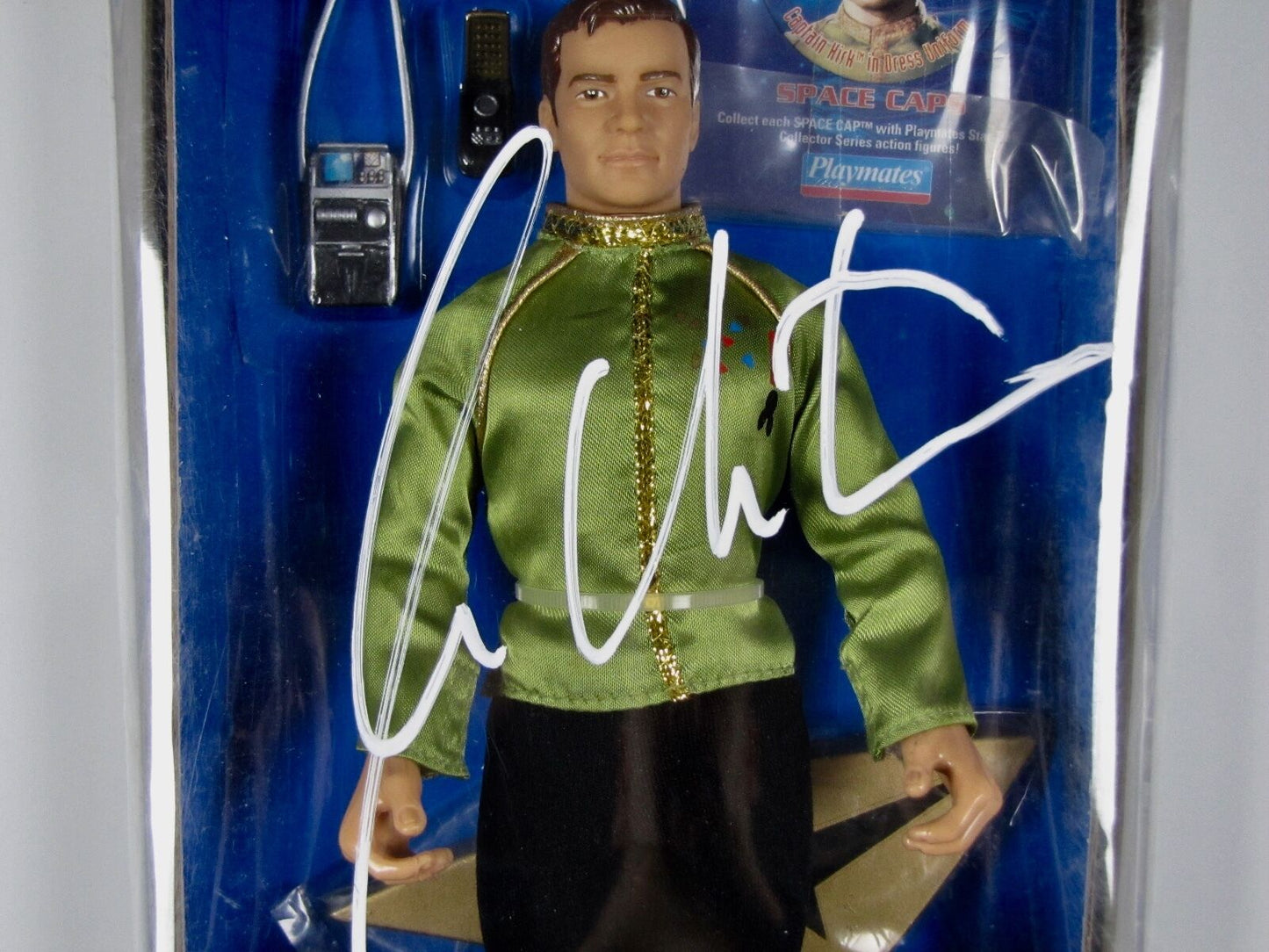 William Shatner Signed Autogragh JSA Action Figure Playmates 9" Star Trek Kirk