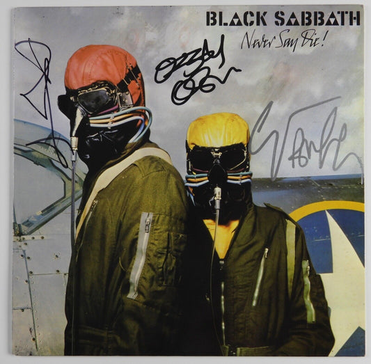 Black Sabbath Ozzy Osbourne JSA Autograph Signed Album Geezer Butler Bill Ward