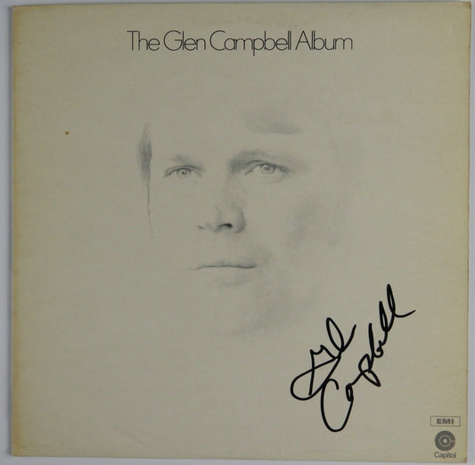Glen Campbell JSA Signed Autograph Album Record Vinyl The Glen Campbell Album