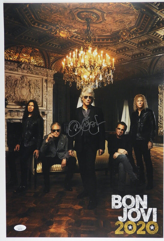Jon Bon Jovi JSA Signed Autograph Poster Lithograph 2020 13" x 19"