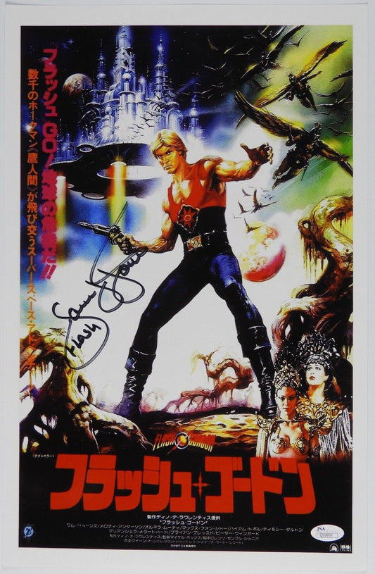 Flash Gordon Sam J. Jones 11x17 Autograph Signed Photo JSA