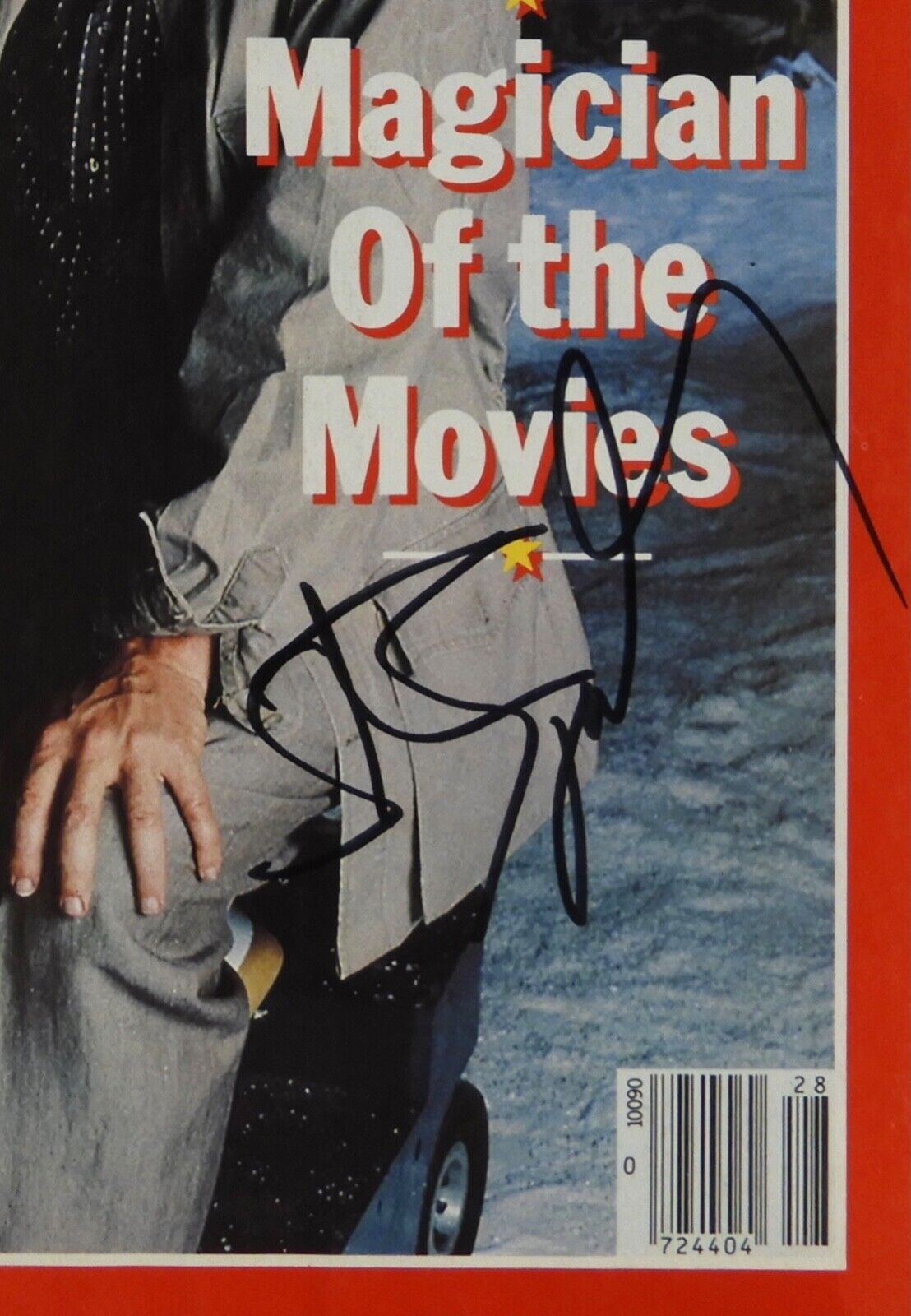 Steven Spielberg JSA  Autograph Signed Time Magazine Raiders Of  The Lost Ark