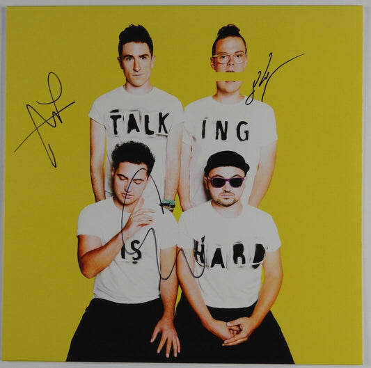 Walk The Moon Taking Is Hard JSA Autograph Signed Album Record Vinyl