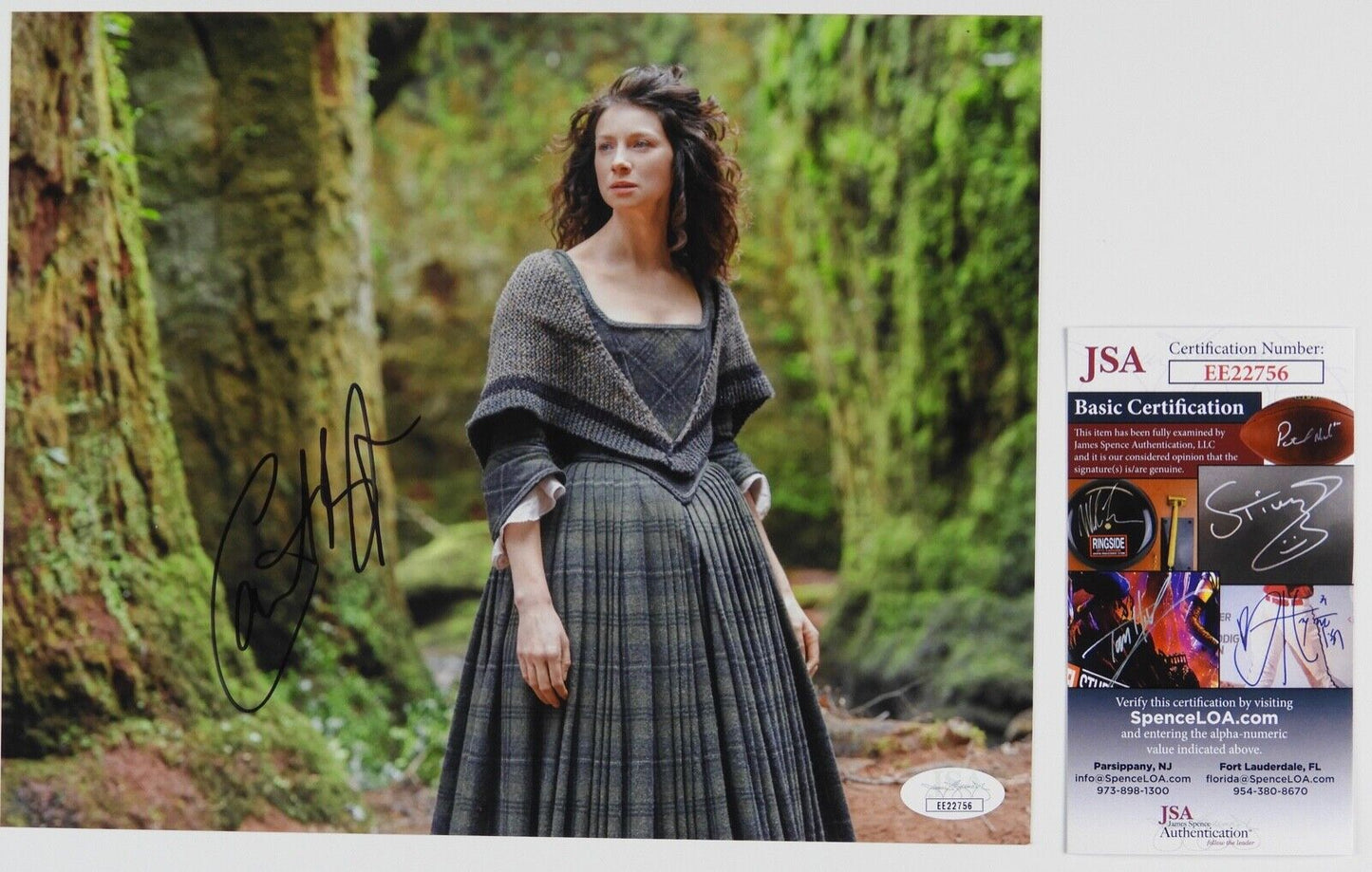 Caitriona Balfe Outlander Autograph Signed 8 x 10 JSA COA