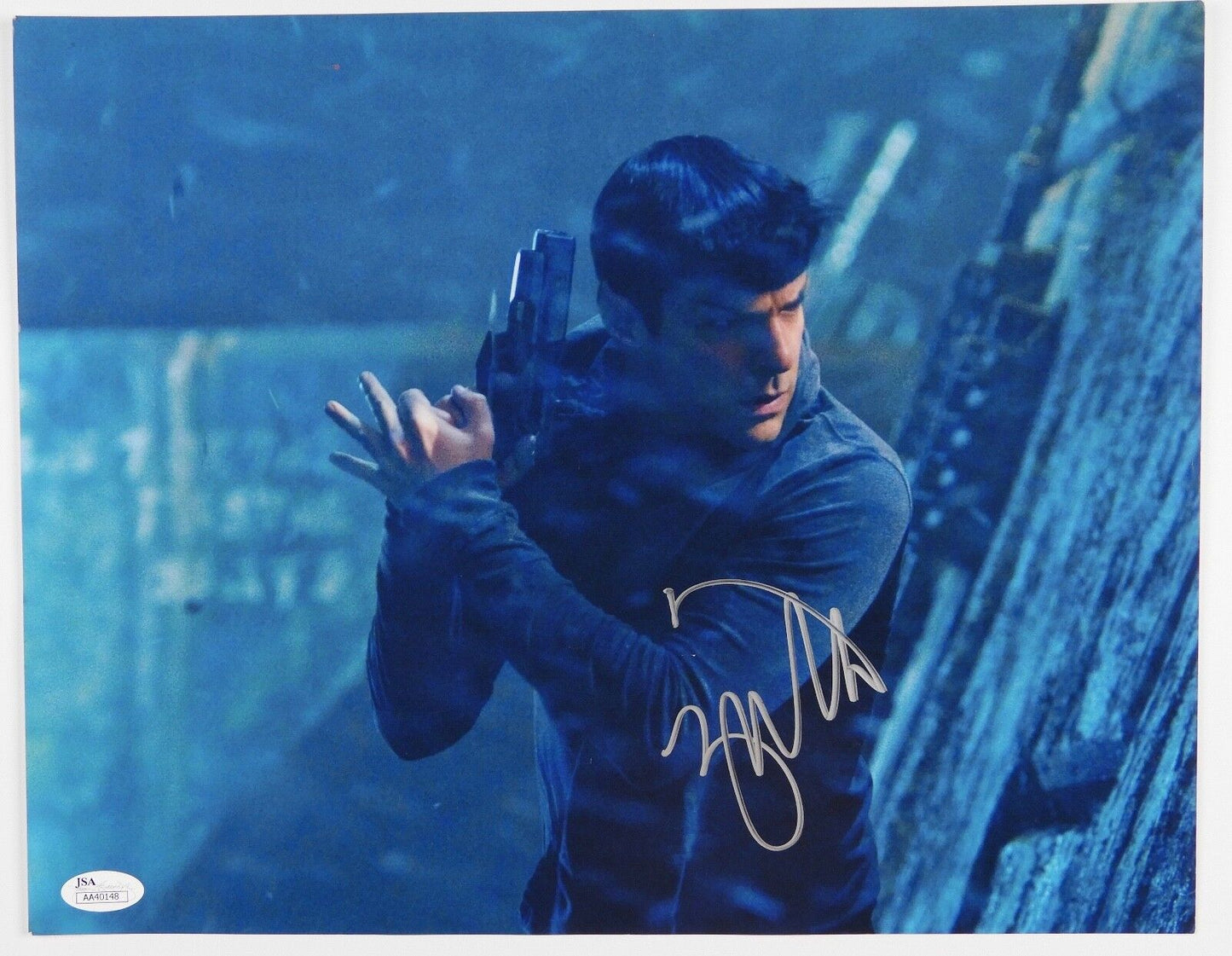 Star Trek Zachary Quinto Spock Autograph Signed 11 x14 JSA COA Movie