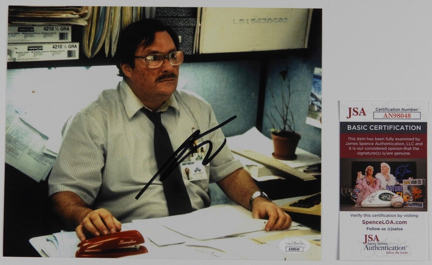 Stephen Root Autograph JSA Signed 8 x 10 Photo The Office