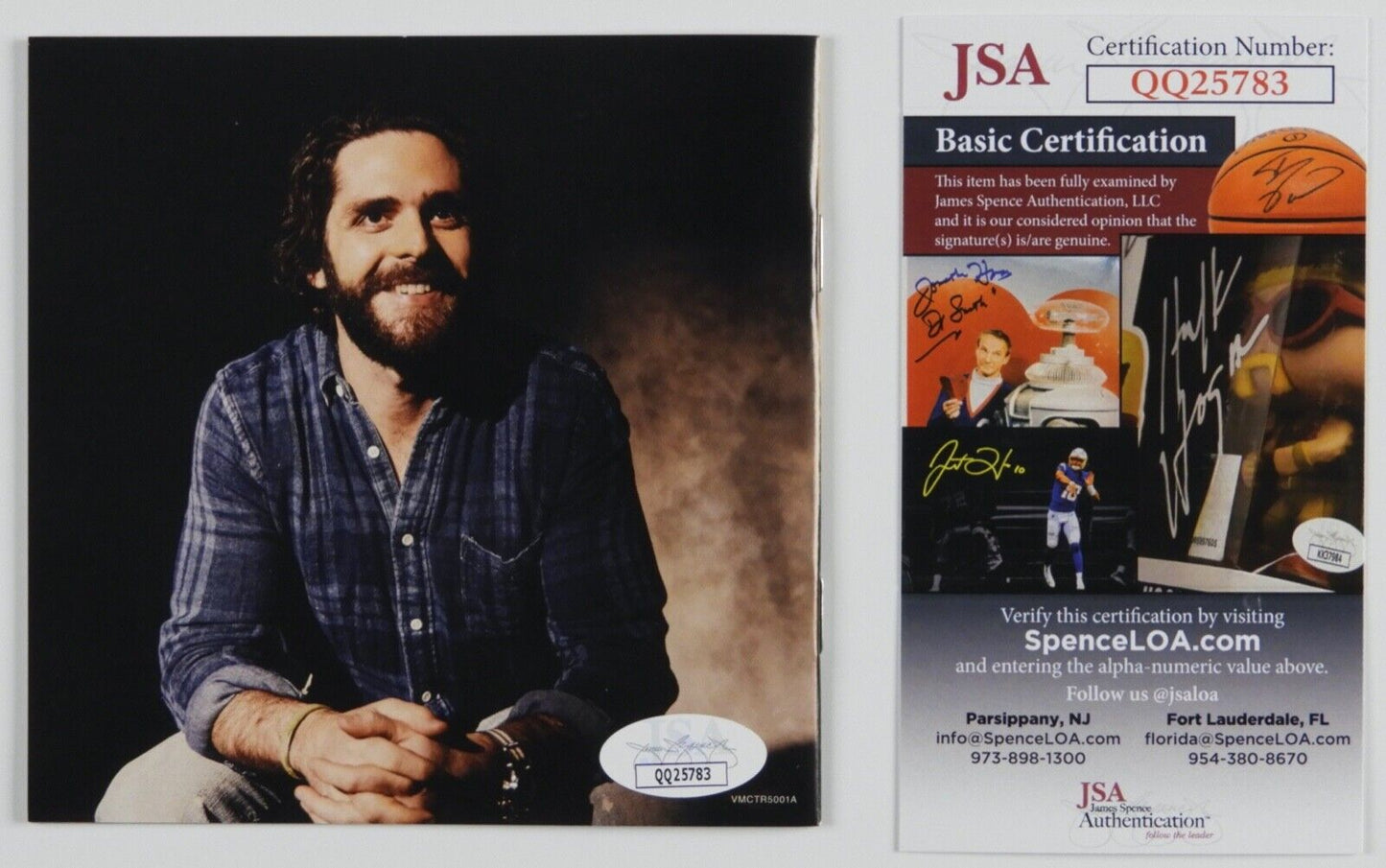 Thomas Rhett JSA Signed Autograph CD Country Again Side A