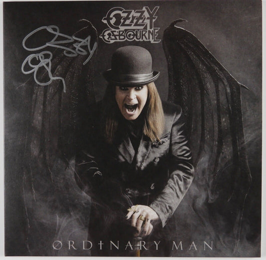 Ozzy Osbourne JSA Signed Autograph Record Album Vinyl Ordinary Man
