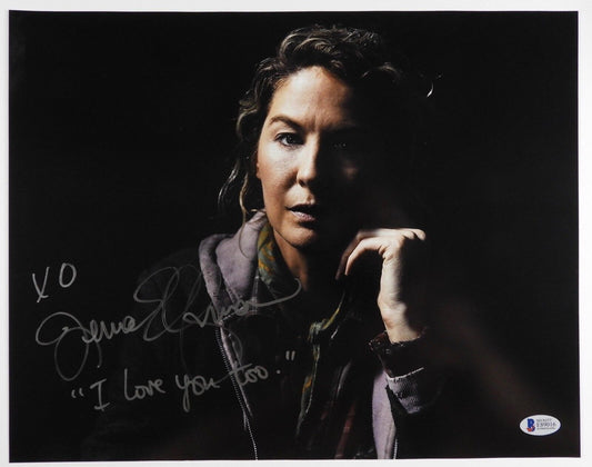 Fear The Walking Dead Jenna Elfman Autograph Signed Photo Beckett 11 x 14