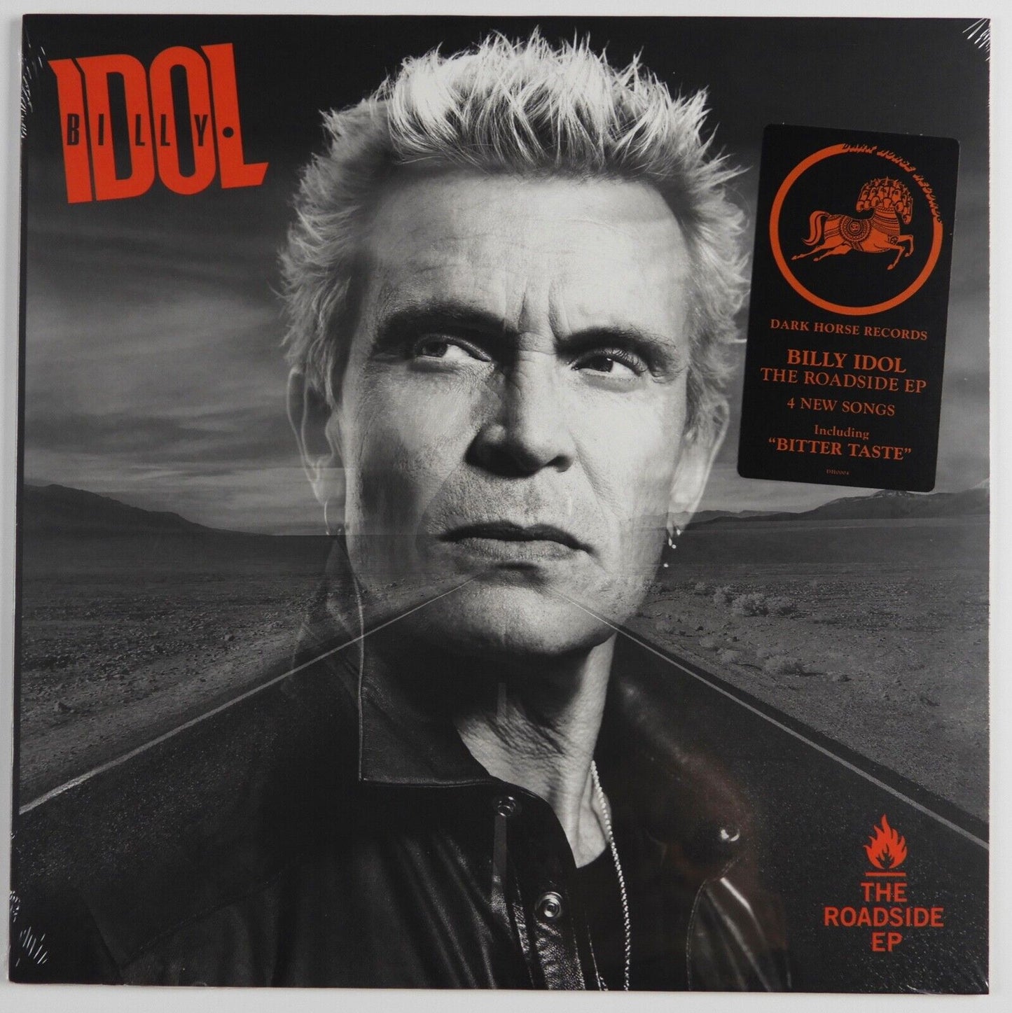 Billy Idol Autograph Signed The Roadside EP Vinyl Album Record