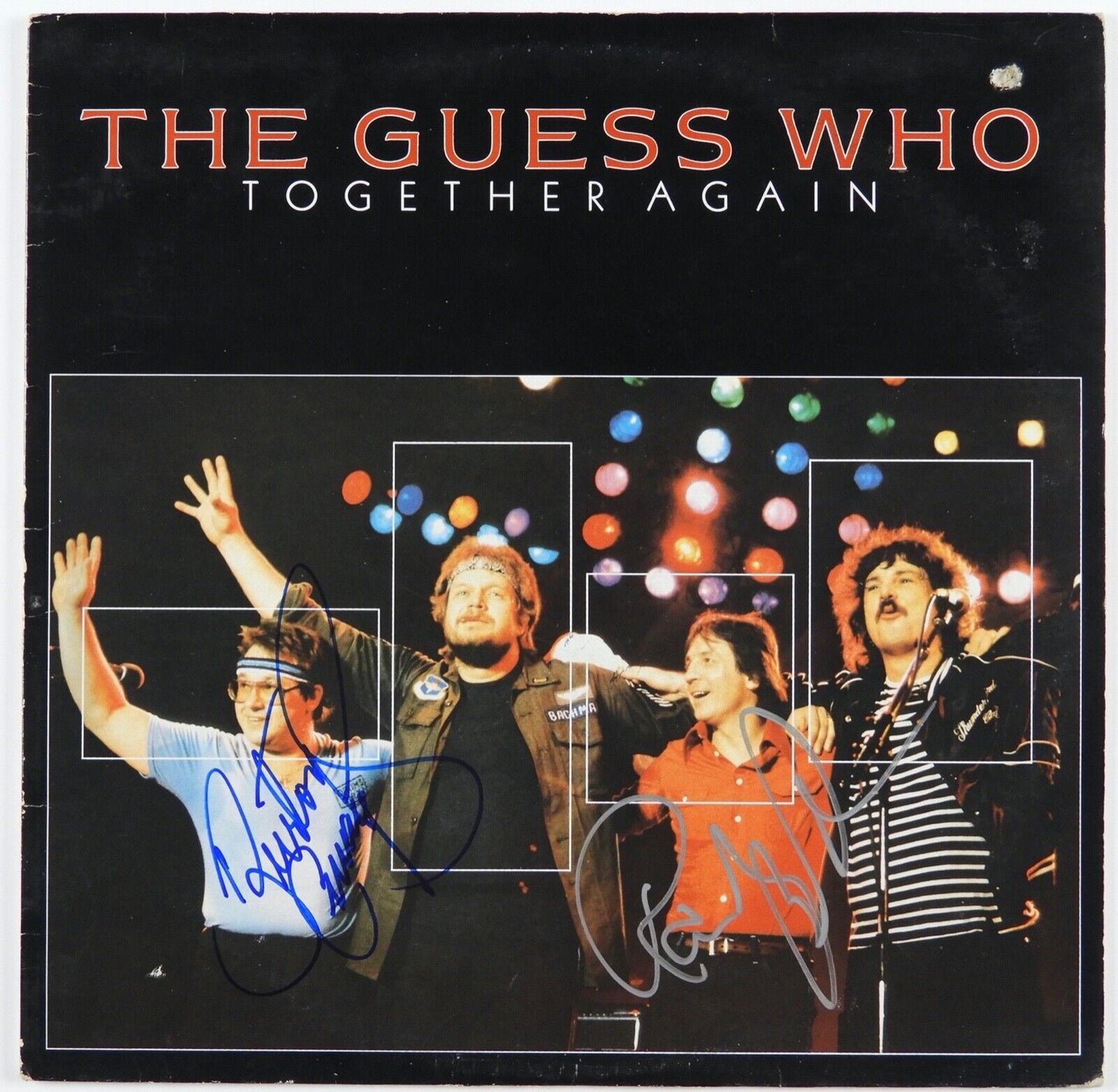 The Guess Who Signed Autograph Record Album JSA Together Again