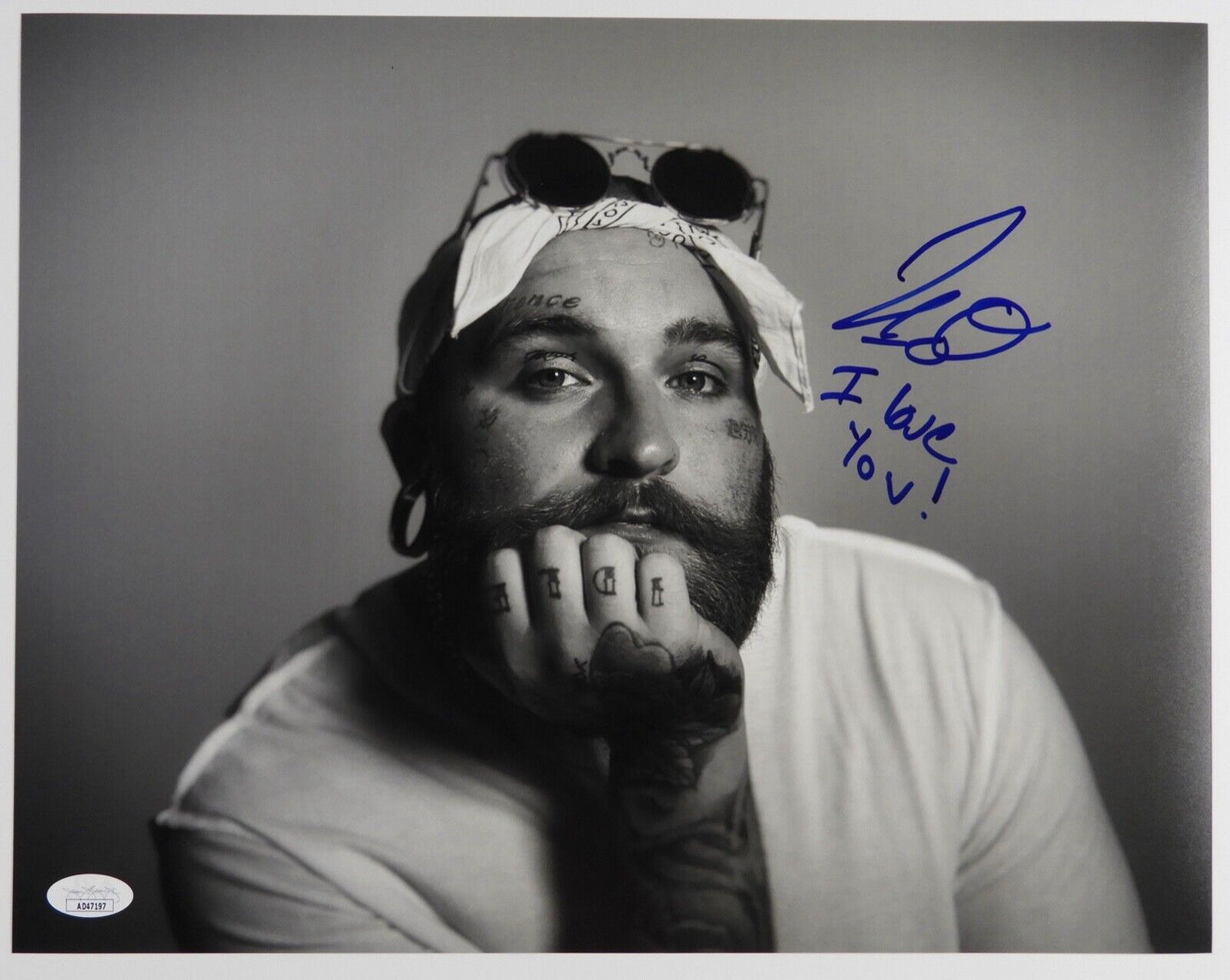 Teddy Swims JSA Signed Autograph Photo 11 x 14