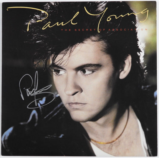 Paul Young JSA Signed Autograph Album Vinyl Record The Secret Of Association