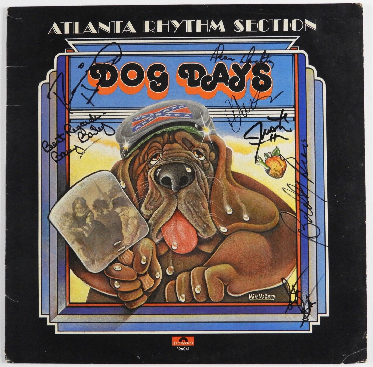 Atlanta Rhythm Section JSA Autograph Signed  Album Vinyl Record Dog Days