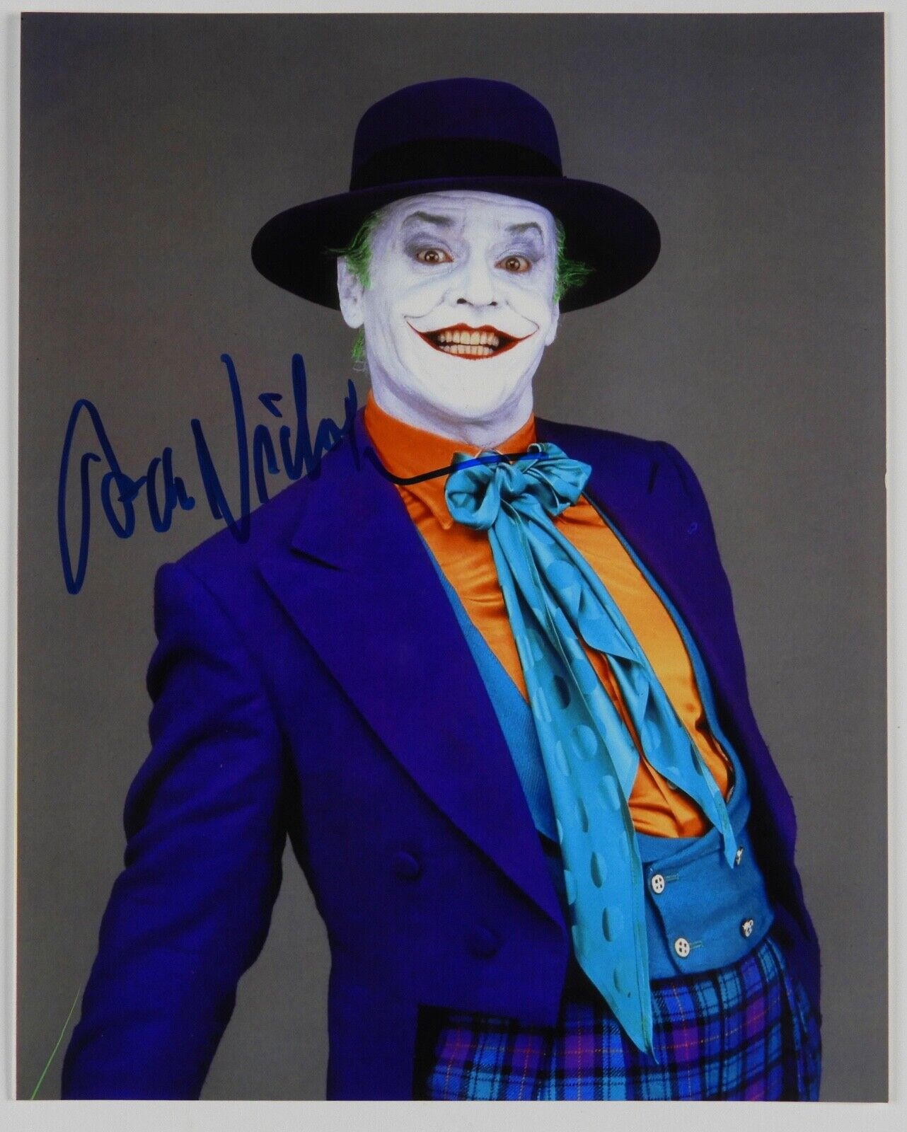 Jack Nicholson Batman The Joker JSA Autograph Signed 8 x 10 Photo